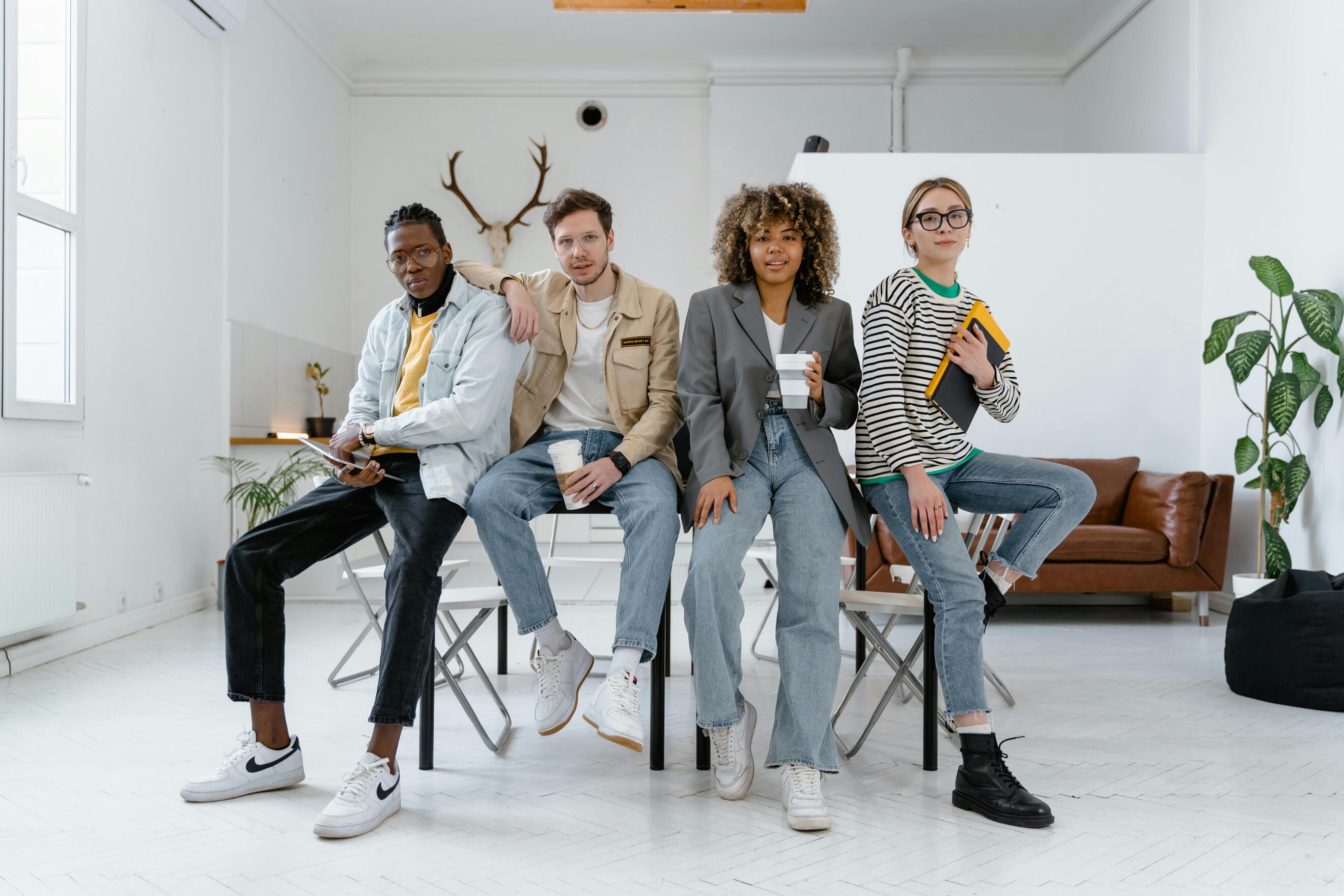 Confident looking group Confident looking group